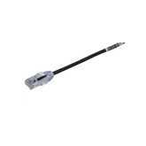 Cable de Parcheo UTP Cat6A, CM/LSZH, Diámetro Reducido (28AWG), Color Negro, 0.5 m.