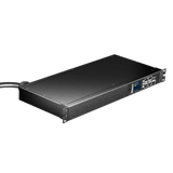 PDU ES2P Monitoreable (MI) para Distribución de Energía, Enchufe de Entrada NEMA 5-15P, Con 8 Salidas 5-20R, Horizontal 19in, 120 Vca, 15 Amp, 1UR