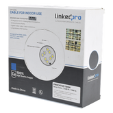 Cable Cat5e de Alto Rendimiento, con Certificaciones ETL, UL, Color Gris, de 100 Metros (328 Pies) para Aplicaciones en CCTV, Redes de Datos. Uso Interior.