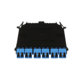 Cassette HD Flex Para 12 Fibras Monomodo OS2, de MPO a 6 Conectores LC Duplex, Método de Polaridad A, Color Azul
