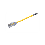 Cable de Parcheo TX6, UTP Cat6, Diámetro Reducido (28AWG), Color Amarillo, 4.57 Metros (15 Pies)