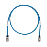 Patch Cord Cat6A, Blindado S/FTP, CM/LS0H, 20 m, Color Azul