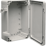 Gabinete QLine I Tipo 4X / 400 x 300 x 180 mm (15.75 x 11.81 x 7.09 in) / ABS / IP66 / Tapa Opaca con Tornillos / Montaje 380 x 280 mm / Gris RAL 7035