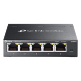 Switch Gestionado Omada SDN / 5 Puertos Gigabit RJ45 / 10 Gbps Capacidad Switching / 7.4 Mpps Forwarding Rate / Gestión Cloud Centralizada / VLAN 802.1Q / QoS 8 Colas Prioridad / Metal Fanless