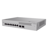 Switch de Acceso eKit Administrable Capa 2 / 8 Puertos Gigabit / 2 Puertos SFP 1-2.5 Gbps / Gestión Gratuita desde la Nube / Libre de Licenciamiento
