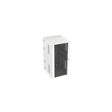 Gabinete PanZone de Montaje en Pared, de 19in, Puerta con Ventana de Seguridad, 26 UR, 762mm de Profundidad, Color Blanco