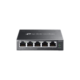 Switch Gestionado 5 Puertos Gigabit / 4 Puertos PoE+ 802.3at/af / 65W Power Budget / Gestión Cloud Omada SDN / Sin Ventiladores / QoS / VLAN