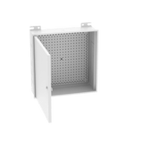 Gabinete Multi-propósito para Cielo Raso, Puerta con Bisagras y Cerradura, Fabricado en Acero, Color Blanco