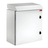 Gabinete Rack 19 UR / Tipo 3R Exterior / 92.2 cm x 60 cm x 61 cm (36.3 in x 23.6 in x 24 in) / Acero Gris RAL 7035 / Ventiladores Termostáticos / Protección IP32 IK10