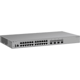 Switch Ethernet de Acceso 1000 Mbps / 24 Puertos RJ45 10/100/1000BASE-T / 4 Puertos SFP+ 1GE/2.5GE/10GE / Capacidad 128 Gbps / Enrutamiento Layer 3 / VSU / Diseño Sin Ventilador / 1 RU / Línea Cybrey