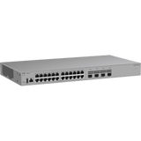 Switch Ethernet de Acceso 1000 Mbps / 24 Puertos RJ45 10/100/1000BASE-T / 4 Puertos SFP+ 1GE/2.5GE/10GE / Capacidad 128 Gbps / Enrutamiento Layer 3 / VSU / Diseño Sin Ventilador / 1 RU / Línea Cybrey