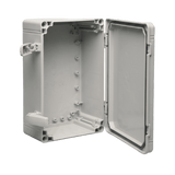 Gabinete QLine I Tipo 4X / 200 x 200 x 180 mm (7.87 x 7.09 x 7.09 in) / ABS / IP66 / Tapa Opaca con Tornillos / Montaje 180 x 180 mm / Gris RAL 7035
