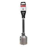 Broca Pasamuros SDS / 65 mm / Extensión 220 mm / Triple Filo / Carburo de Cobalto / Concreto