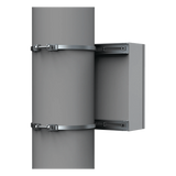 Kit de Fijación para Postes / Enclosure Pole Fixation / Acero Galvanizado / Carga Máxima 900 N / Diámetro Poste 80-250 mm (3.15-9.84 in) / 2 Perfiles + Accesorios