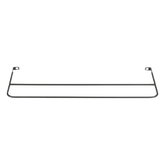 Barra para Aliviar Tensión o Peso Atrás de Patch Panel, Extendida de 7 Pulgadas, Montaje Invertido, Color Negro