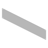 Tapa Ciega para Rack 19 in / 2 Unidades (2U) / Acero Calibre 14 / 483 mm x 88 mm (19.02 in x 3.46 in) / Pintura Electrostática Blanca / Componente Pasivo