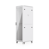 UACC Rack Cabinet 42U (600 × 800 mm) – Gabinete de Piso Totalmente Ensamblado con Ventiladores Integrados, Paneles Removibles, Ruedas con Seguro y Puerta Frontal de Vidrio Templado