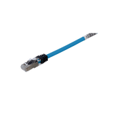 Patch Cord Cat6A, Blindado S/FTP, CM/LS0H, 0.5 Metros, Color Azul
