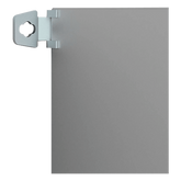 Soporte de Montaje en Pared para Gabinetes NEMA / Brackets Externos AW / Acero Suave Zincado 3 mm / 36x76x21 mm (1.42x2.99x0.83 in) / Incluye 4 Unidades con Accesorios / Mantiene Protección NEMA / IP