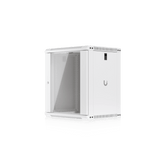 UACC Rack Cabinet 12U (550 x 450 mm) - Gabinete Cerrado para Montaje en Pared con Puerta de Vidrio Templado, Totalmente Ensamblado con Ventiladores Integrados y Paneles Removibles