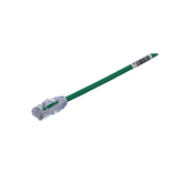 Cable de Parcheo UTP Cat6A, CM/LSZH, Diámetro Reducido (28AWG), Color Verde, 20ft