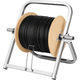 Soporte Desenrollador de Cable / Capacidad 80 kg (176.4 lb) / Acero Reforzado Anti-óxido / Plegable Sin Herramientas / Fibra Óptica Drop y Cables de Red