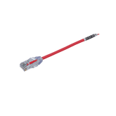 Cable de Parcheo TX6, UTP Cat6, Diámetro Reducido (28AWG), Color Rojo, 50 ft