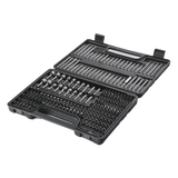 Juego de Puntas para Taladro / 208 Piezas / Entrada Hexagonal 1/4" / Acero Cr-V / Soporte Magnético con Liberación Rápida / Extensor Incluido / Estuche Organizador