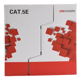 Bobina de Cable UTP 305 Metros (1000 Pies) / Cat5E (24 AWG) / Color Blanco / PVC (CM) / Uso en Interior / 100% Cobre / Aplicaciones de CCTV y Redes de Datos