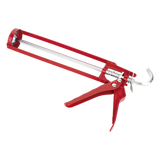 Pistola Calafateadora / 9" (228.6 mm) / Mango Aluminio y Marco Acero / Cartuchos Estándar 216 x 50 mm / Gatillo Ajustable / Espiga Gancho