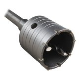 Broca Pasamuros SDS / 65 mm / Extensión 220 mm / Triple Filo / Carburo de Cobalto / Concreto