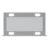 Charola Fija para Rack / 1 UR / 19 Pulgadas / Carga 20 kg (44 lb) / Acero SPCC / 481.4 x 250 x 44 mm