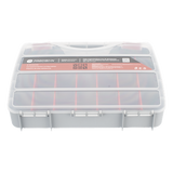 Caja Organizadora / 21 Divisiones Configurables / 38 x 31 x 7 cm (14.96 x 12.2 x 2.76 in) / Plástico de Alta Resistencia