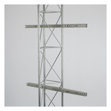 Soporte de Torre Universal / 30-80 cm Ancho / 50 kg Carga / 2.95 x 1.57 x 1.18 ft / Acero Inoxidable