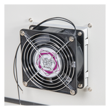 Gabinete de Acero para Exterior / IP55 / IK10 / Ventilación con Ventilador 110 VCA / 593 x 609 x 399 mm (1.95 x 2.0 x 1.31 ft) / Placa Trasera Galvanizada 550 x 565 mm