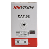 Bobina de Cable UTP 305 Metros (1000 Pies) / Cat5E (24 AWG) / Color Blanco / PVC (CM) / Uso en Interior / 100% Cobre / Aplicaciones de CCTV y Redes de Datos