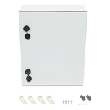 Gabinete de Poliéster IP65 / 400 x 500 x 200 mm / Carga 30 kg / Placa Trasera Incluida / Cerradura con Llave