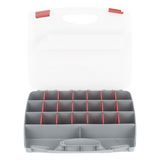 Caja Organizadora / 21 Divisiones Configurables / 38 x 31 x 7 cm (14.96 x 12.2 x 2.76 in) / Plástico de Alta Resistencia