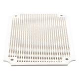 Placa Interna para Gabinete IP65 / ABS Resistente a Impactos / 250 x 160 mm / Instalación Torre, Poste o Pared / Optimizada para PoE y Baterías