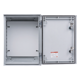 Gabinete de Poliéster / IP65 / 300 x 400 x 200 mm / Carga 30 kg / Placa Trasera Incluida / Cerradura con Llave