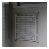 Gabinete de Acero para Exterior / IP55 / IK10 / Ventilación con Ventilador 110 VCA / 593 x 609 x 399 mm (1.95 x 2.0 x 1.31 ft) / Placa Trasera Galvanizada 550 x 565 mm