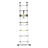 Escalera Telescópica / Aluminio / Tipo Tijera / 3.8 m (12.5 ft) / 150 kg / Plegable