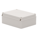 Gabinete de Plástico IP55 / 190 x 240 x 95 mm / Protección EMI y Antiestática / -40 a 120°C / Aplicaciones Solares y Telecomunicaciones