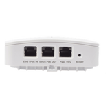 Punto de Acceso Empresarial Wi-Fi 6 / Con diseño para Pared / 3 Puertos Gigabit (1 con Salida PoE) / Doble banda en ( 2.4 y 5 GHz) / Hasta 2.5 Gbps / Gestión desde la Nube / Alimentación PoE af