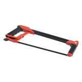 Arco de Segueta / Aluminio Ligero / 12 pulgadas (30.5 cm) / Tensión Ajustable / Mango Ergonómico / Incluye 1 Hoja
