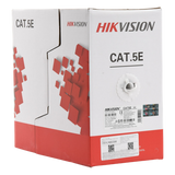 Bobina de Cable UTP 305 Metros (1000 Pies) / Cat5E (24 AWG) / Color Blanco / PVC (CM) / Uso en Interior / 100% Cobre / Aplicaciones de CCTV y Redes de Datos