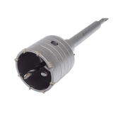 Broca Pasamuros SDS / 65 mm / Extensión 220 mm / Triple Filo / Carburo de Cobalto / Concreto