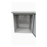 Gabinete de Acero para Exterior / IP55 / IK10 / Ventilación con Ventilador 110 VCA / 593 x 609 x 399 mm (1.95 x 2.0 x 1.31 ft) / Placa Trasera Galvanizada 550 x 565 mm