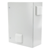 Gabinete de Acero para Exterior / IP55 / Ventilación Integrada / 500 x 700 x 250 mm / Placa Trasera Metálica / Cerradura con Llave