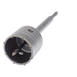 Broca Pasamuros SDS / 65 mm / Extensión 220 mm / Triple Filo / Carburo de Cobalto / Concreto